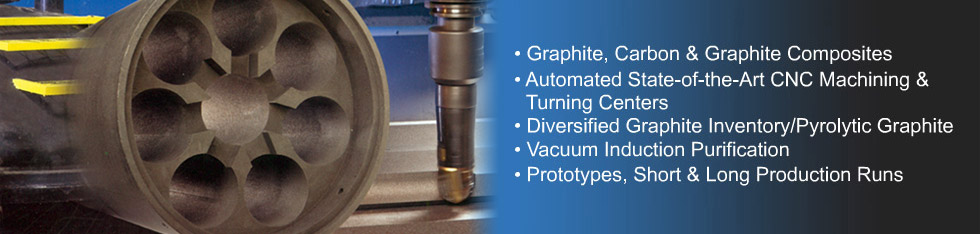 Machined carbon and graphite parts